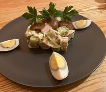 С бужениной и грибочками