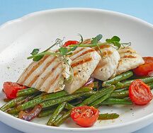 Филе курицы со стручковой фасолью