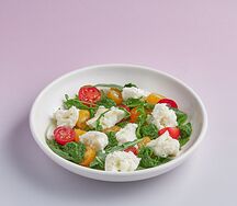 Моцарелла с томатами и соусом песто