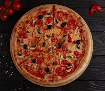 Пицца с овощами