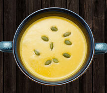 Сливочный крем-суп из тыквы