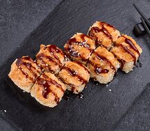 Ролл с курицей терияки