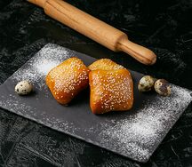 Пирожок с картофелем и грибами
