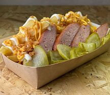 Бокс с куриной сосиской