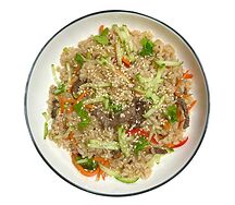 Говядина Wok с рисом