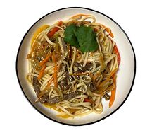 Лапша с говядиной