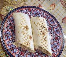 Шаверма в лаваше двойная