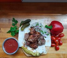Шашлык из свиной шеи
