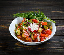 Салат на мангале