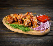 Шашлык из куриных крыльев