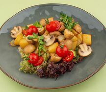 Курица с грибами