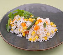 Овощной микс с рисом