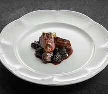 Вагю со сморчками