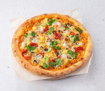 Пицца Том ям с морепродуктами