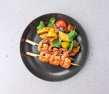 Якитори из креветок