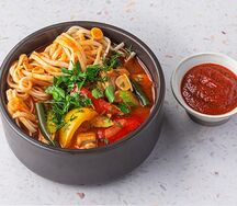 Лагман с цыплёнком