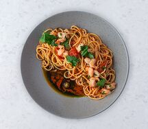 Паста с креветками