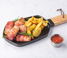 Курица в беконе