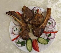 Шашлык из бараньих ребер