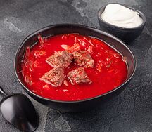 Борщ с говядиной