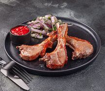 Шашлык из бараньей корейки