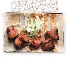 Шашлык из cвинoй шейки