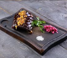Свиные ребрышки в соусе BBQ