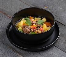 Шурпа из баранины с фенхелем