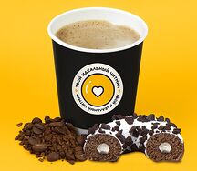 Кофе Капучино Шоколадный пончик