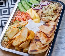 Шаверма Сырная открытая