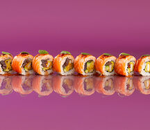 Лосось и чили карамель