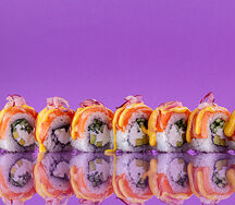 Опаленная Филадельфия с соусом манго