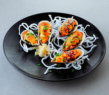 Мидии запеченные