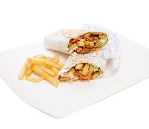 Шаурма с картошкой фри