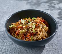 Курица терияки с удоном