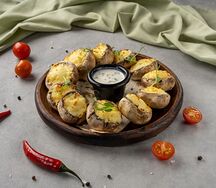 Запеченные шампиньоны