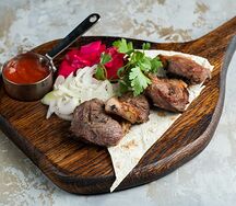 Шашлык из мякоти барашка