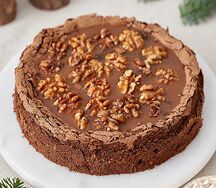 Брауни с грецким орехом 
