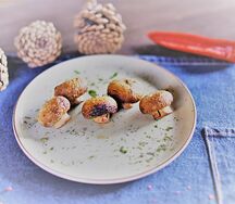 Шашлык из шампиньонов