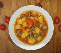 Жаркое с курицей