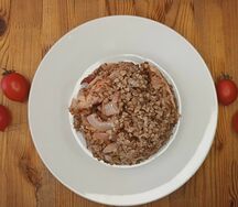 Греча с мясом