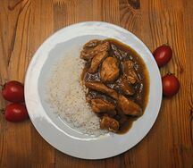 Курочка в кисло-сладком соусе