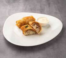 Блины с ветчиной и сыром