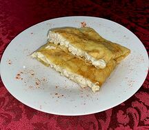 Блин с курицей в сливках