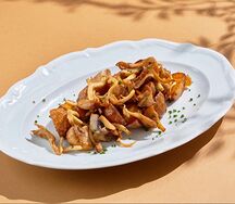 Картофель, жаренный с грибами