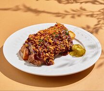 Свиные ребра в соусе BBQ с беби-картофелем