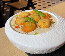 Картофельные ньокки с грибным соусом