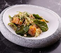 Салат с тыквой и киноа