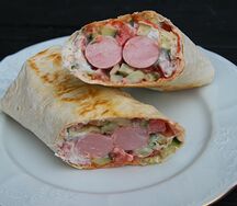 Хот-дог в лаваше