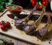 Шашлык из корейки ягнёнка